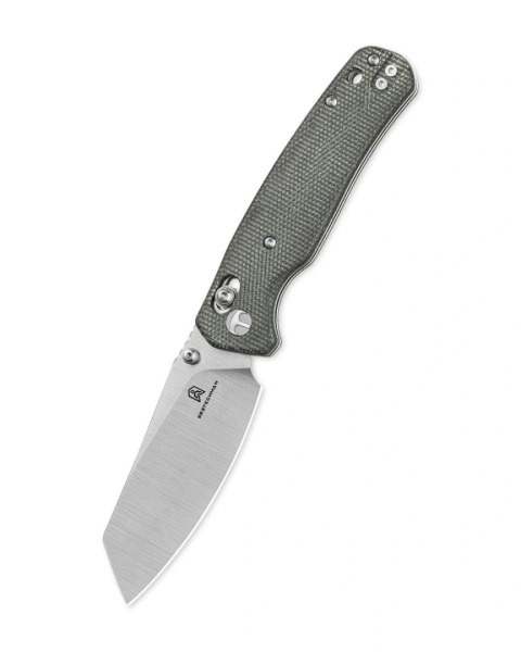 Nóż składany Bestechman Cicada's Wing Grey Micarta, Satin 10Cr15MoV (BMK06-M-3) Bestechman by Bestech Knives