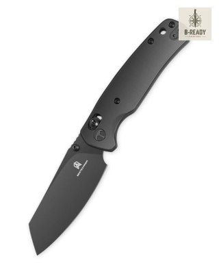 Nóż składany Bestechman Cicada's Wing Mirrored DLC Slab Side Stainless Steel, Mirrored DLC 10Cr15MoV (BMK06-S-8) Bestechman by Bestech Knives