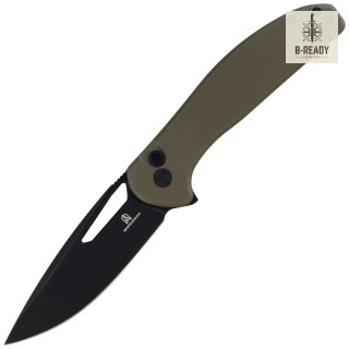 Nóż składany Bestechman Whalefin OD Green G10, Black PVD D2 (BMK18D) Bestechman by Bestech Knives