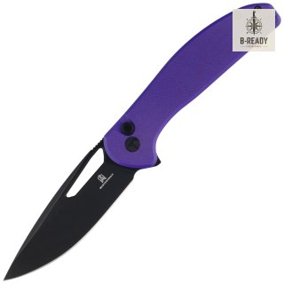 Nóż składany Bestechman Whalefin Purple G10, Black PVD D2 (BMK18F) Bestechman by Bestech Knives