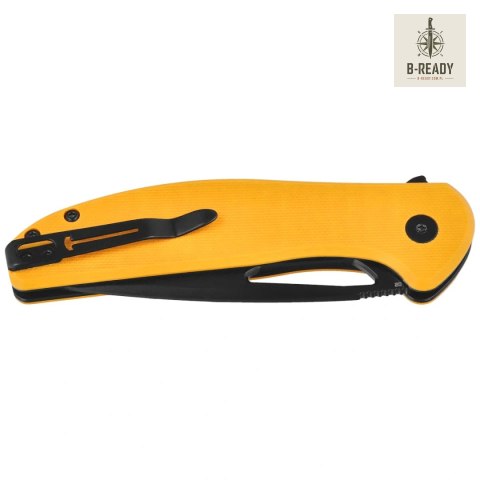 Nóż składany Bestechman Whalefin Yellow G10, Black PVD D2 (BMK18E) Bestechman by Bestech Knives