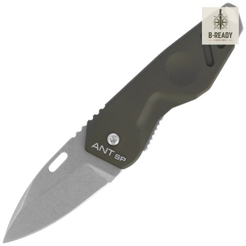 Nóż składany Extrema Ratio ANT SP Ranger Green Aluminium, Stonewashed N690 (04.1000.0469/SW/GRN) Extrema Ratio