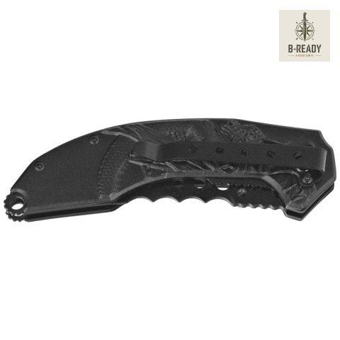 Nóż składany Herbertz 3D Dragon Aluminium, Black 420 (10000367) Herbertz GmbH