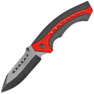 Nóż składany Herbertz Black-Red Aluminium, Black 420 (10000350) Herbertz GmbH