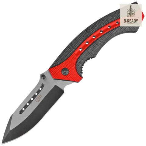 Nóż składany Herbertz Black-Red Aluminium, Black 420 (10000350) Herbertz GmbH