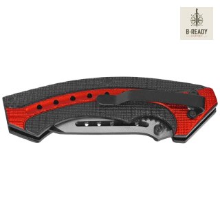 Nóż składany Herbertz Black-Red Aluminium, Black 420 (10000350) Herbertz GmbH