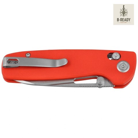 Nóż składany Kubey Bluff Red G10, Sandblasted 14C28N by Garet Caronna (KU248H) Kubey Knife