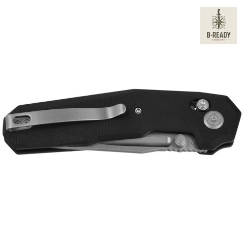 Nóż składany Kubey Carve Black G10, Beadblasted 14C28N (KU237A) Kubey Knife