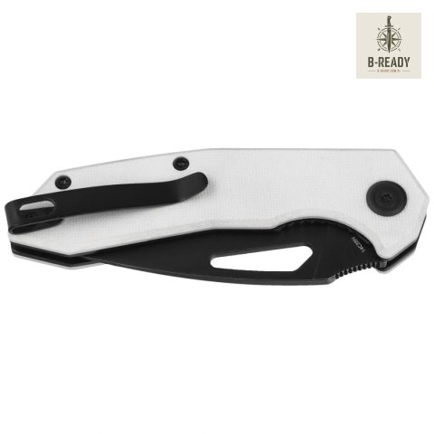 Nóż składany Kubey Coeus White G10, Blackwashed 14C28N (KU122Z) Kubey Knife