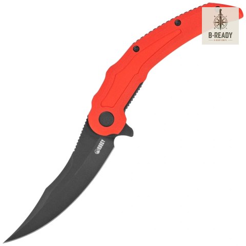 Nóż składany Kubey Crest Red G10, Blackwashed 14C28N by Yuze Zhong (KU346E) Kubey Knife