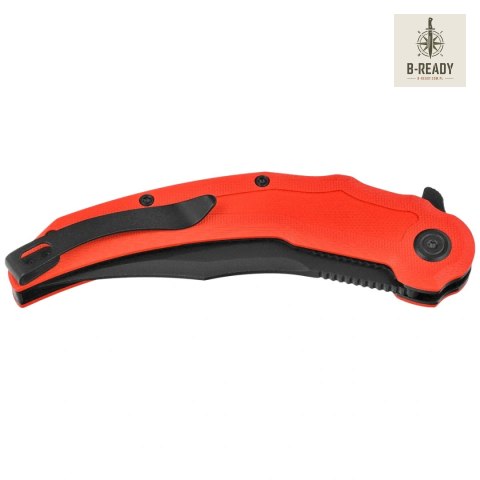 Nóż składany Kubey Crest Red G10, Blackwashed 14C28N by Yuze Zhong (KU346E) Kubey Knife