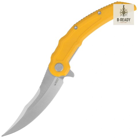 Nóż składany Kubey Crest Yellow G10, Satin 14C28N by Yuze Zhong (KU346C) Kubey Knife