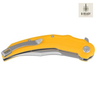 Nóż składany Kubey Crest Yellow G10, Satin 14C28N by Yuze Zhong (KU346C) Kubey Knife