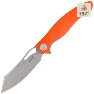 Nóż składany Kubey Drake Orange G10, Beadblasted AUS-10 by Maksim Tkachuk (KU239G) Kubey Knife