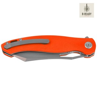 Nóż składany Kubey Drake Orange G10, Beadblasted AUS-10 by Maksim Tkachuk (KU239G) Kubey Knife