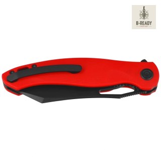 Nóż składany Kubey Drake Red G10, Blackwashed 14C28N by Maksim Tkachuk (KU239H) Kubey Knife