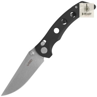 Nóż składany Kubey Hound Black G10, Stonewashed 14C28N by Maksim Tkachuk (KU172A) Kubey Knife