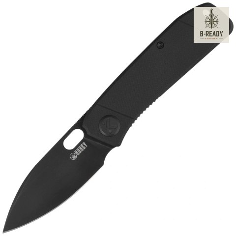Nóż składany Kubey Hyde Black G10, Blackwashed 14C28N by Colin Maisonpierre (KU2104H) Kubey Knife