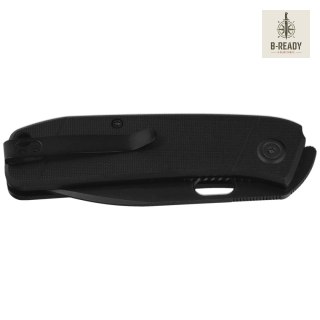 Nóż składany Kubey Hyde Black G10, Blackwashed 14C28N by Colin Maisonpierre (KU2104H) Kubey Knife