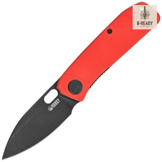 Nóż składany Kubey Hyde Red G10, Blackwashed 14C28N by Colin Maisonpierre (KU2104F) Kubey Knife