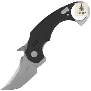Nóż składany Kubey Jaw Tanto Black G10, Beadblasted 14C28N by MUZI Design (KU439A) Kubey Knife