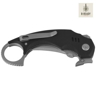 Nóż składany Kubey Jaw Tanto Black G10, Beadblasted 14C28N by MUZI Design (KU439A) Kubey Knife