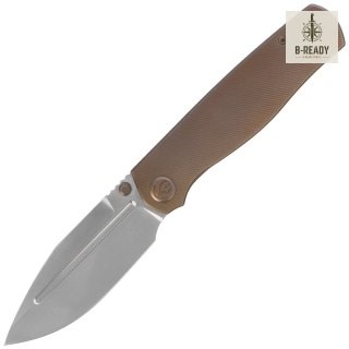 Nóż składany Kubey KB Knives Albatross Bronze Titanium, Silver Bead Blasting M390 by Ray Laconico (KB471C) Kubey Knife
