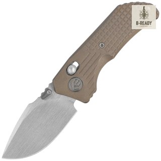 Nóż składany Kubey KB Knives Jarpen Frag Pattern Bronze Titanium, Hand Rubbed Satin CPM S90V by Kot Knives (KB415D) Kubey Knife