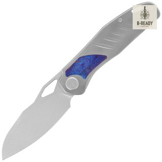 Nóż składany Kubey KB Knives Sudden Sandblasting Titanium, Timascus, Bead Blasting 20CV by Utilizator (KB385A) Kubey Knife