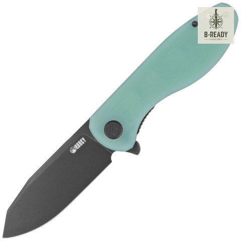 Nóż składany Kubey Master Chief Jade G10, Blackwashed 14C28N by Keanu Alfaro (KU358Q) Kubey Knife