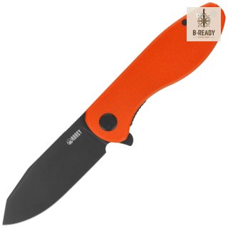 Nóż składany Kubey Master Chief Orange G10, Blackwashed 14C28N by Keanu Alfaro (KU358O) Kubey Knife