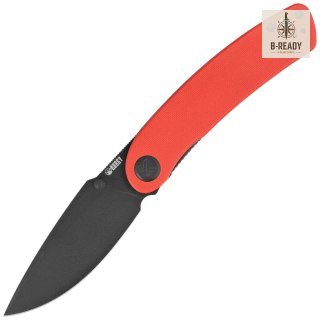 Nóż składany Kubey Momentum Red G10, Blackwashed D2 by Sherif Manganas (KU344P) Kubey Knife