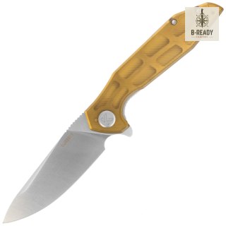 Nóż składany Kubey Nova KU117N, Yellow Ultem, Satin 14C28N Kubey Knife