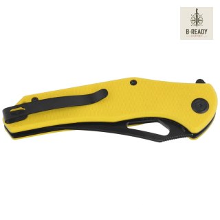 Nóż składany Kubey Phemius Yellow G10, Blackwashed 14C28N (KU149E) Kubey Knife