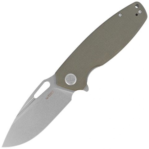 Nóż składany Kubey Tityus Green G10, Beadblasted 14C28N (KU322P) Kubey Knife