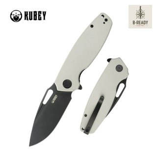 Nóż składany Kubey Tityus White G10, Blackwashed 14C28N (KU322W) Kubey Knife