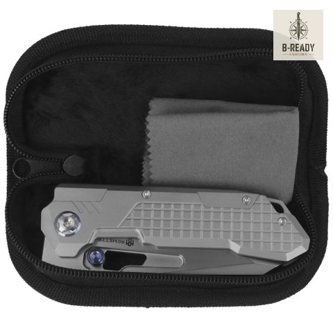 Nóż składany Remette RT-Cool Leopard Gray Titanium, Pearlescent M390 (RTKS-T) Remette Knife