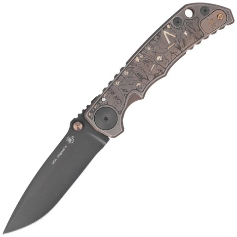 Nóż składany Spartan Blades Harsey Folder ''Spartan Battle'' Titanium, Black PVD MagnaCut Spartan Blades