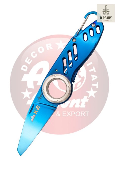 Nóż składany Third Decor Habitat N125 Titanium Blue Polished Steel, Titanium Blue Polished 420 (TH-N125) Decor Habitat