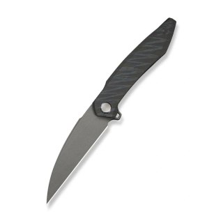Nóż składany WeKnife Fluxor Tiger Stripe Titanium, Gray Stonewashed M390 (WE23071-3) WE Knife