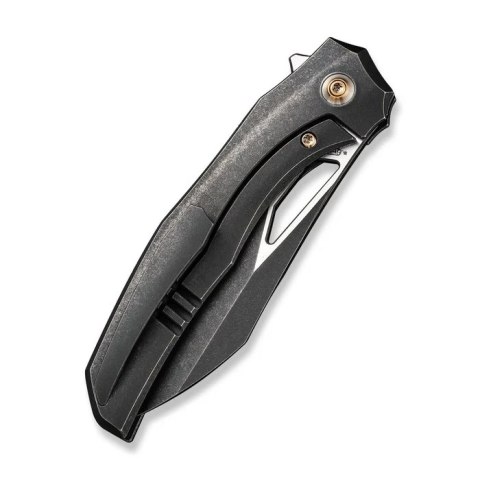 Nóż składany WeKnife Ignio Mystery Box Black Titanium, Black Stonewashed/Satin CPM 20CV by Toni Tietzel (WE22042B-1 MB) WE Knife