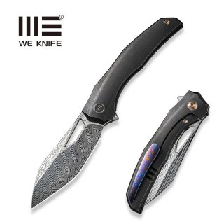 Nóż składany WeKnife Ignio Mystery Box Black Titanium, Damasteel Hakkapella by Toni Tietzel (WE22042B-DS1 MB) WE Knife