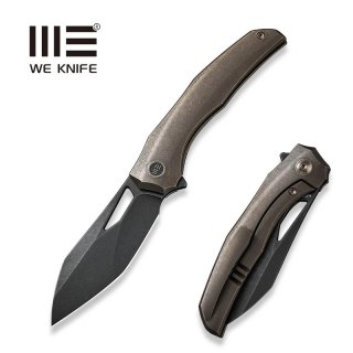 Nóż składany WeKnife Ignio Mystery Box Bronze Titanium, Black Stonewashed CPM 20CV by Toni Tietzel (WE22042B-2 MB) WE Knife