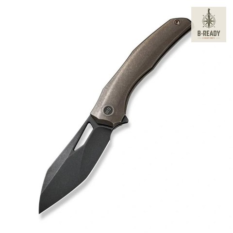 Nóż składany WeKnife Ignio Mystery Box Bronze Titanium, Black Stonewashed CPM 20CV by Toni Tietzel (WE22042B-2 MB) WE Knife