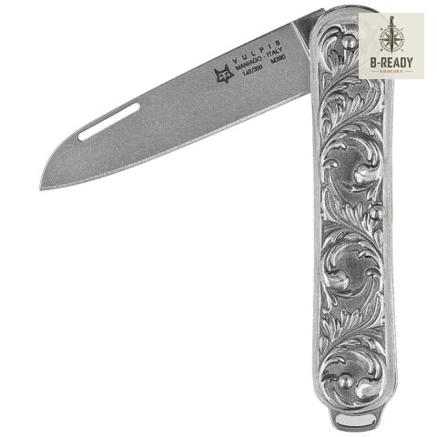 Scyzoryk Fox Vulpis LE No 140/300 Silver 925, Polished M390 (FX-VP130 AG) FOX