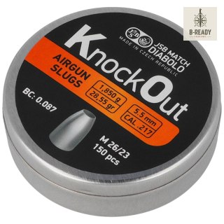 Śrut JSB Slug KnockOut .218 / 5.50 mm, 1.850 g, 150 szt. (546129-150) JSB