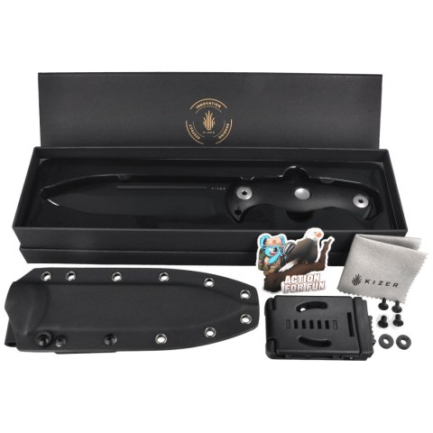 Nóż Kizer Drop Bear Fix 7 Black G10, Black 1095 by Azo (1103A2) Kizer Cutlery