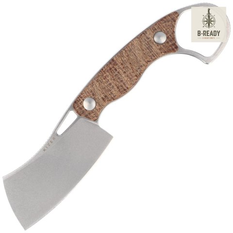 Nóż Kizer Little Rhino Brown Burlap Micarta, Stonewashed AEB-L by Giedymin Kapuscinski (1065A4) Kizer Cutlery