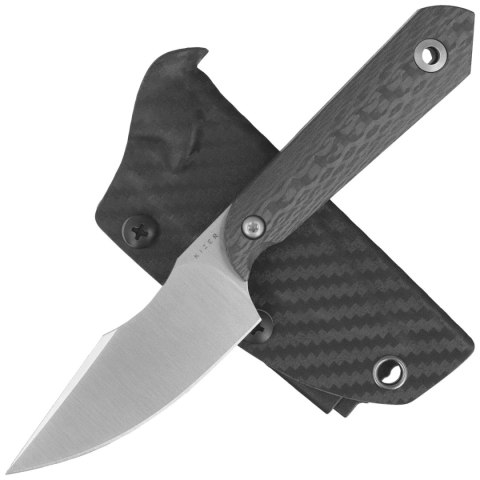 Nóż Kizer Mini Harpoon Carbon Fiber, Satin M390 by Maverick Customs (1040S8) Kizer Cutlery