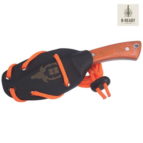 Nóż na szyję Muela Orange Micarta Neck Knife, Satin 1.4116 (PECCARY-8.O) Muela